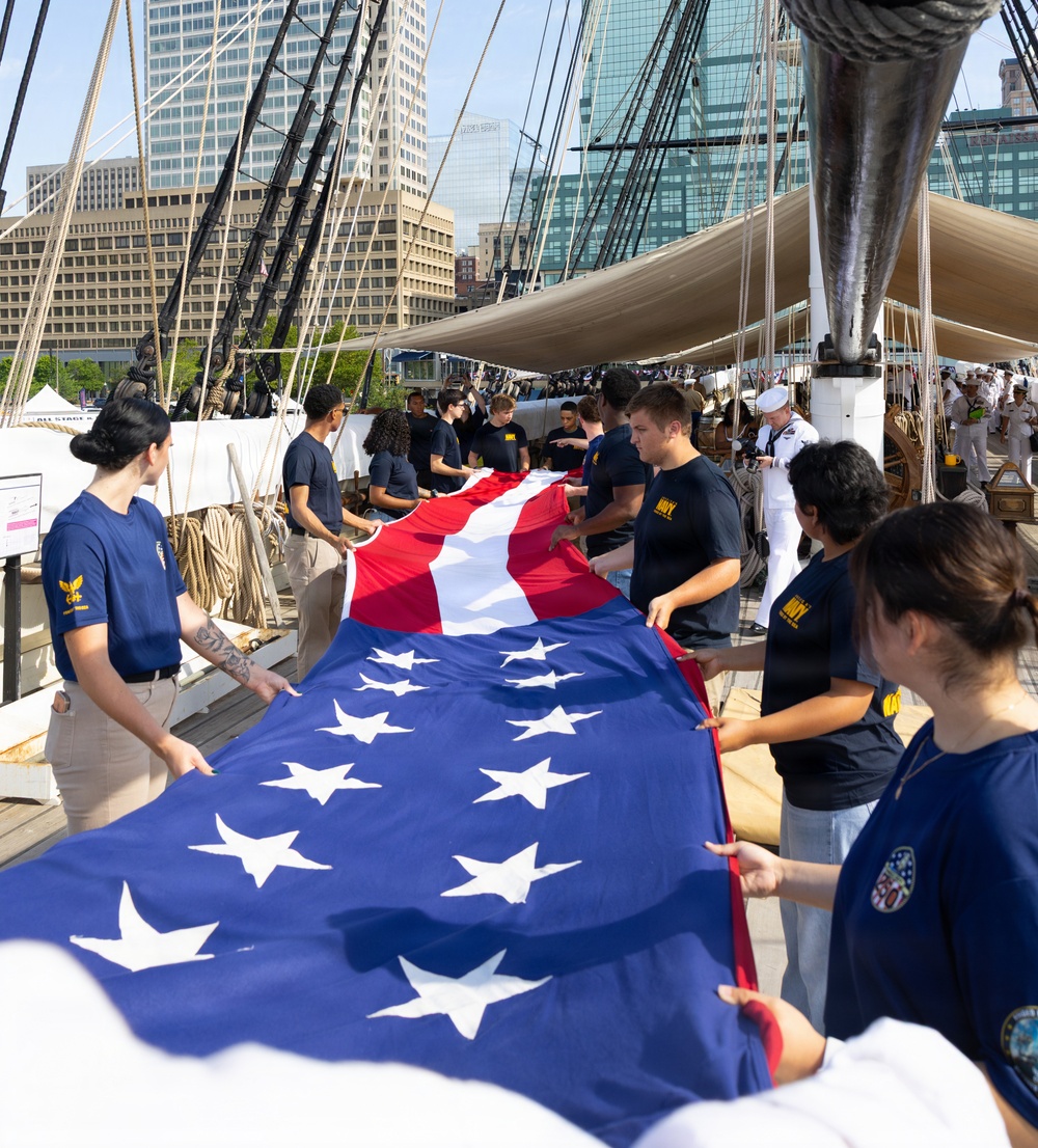 Oath of Enlistment Ceremony Aboard the USS Constellation