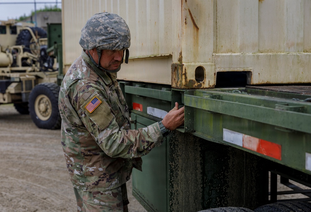 Truck Inspection at Operation Patriot Press