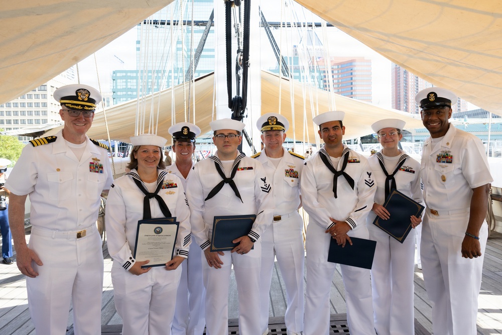Reenlistment Ceremony Aboard the USS Constellation