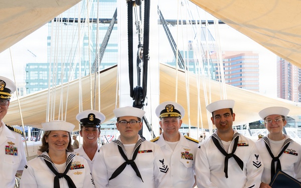 Reenlistment Ceremony Aboard the USS Constellation