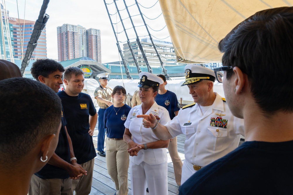 Oath of Enlistment Ceremony Aboard the USS Constellation