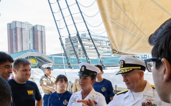 Oath of Enlistment Ceremony Aboard the USS Constellation