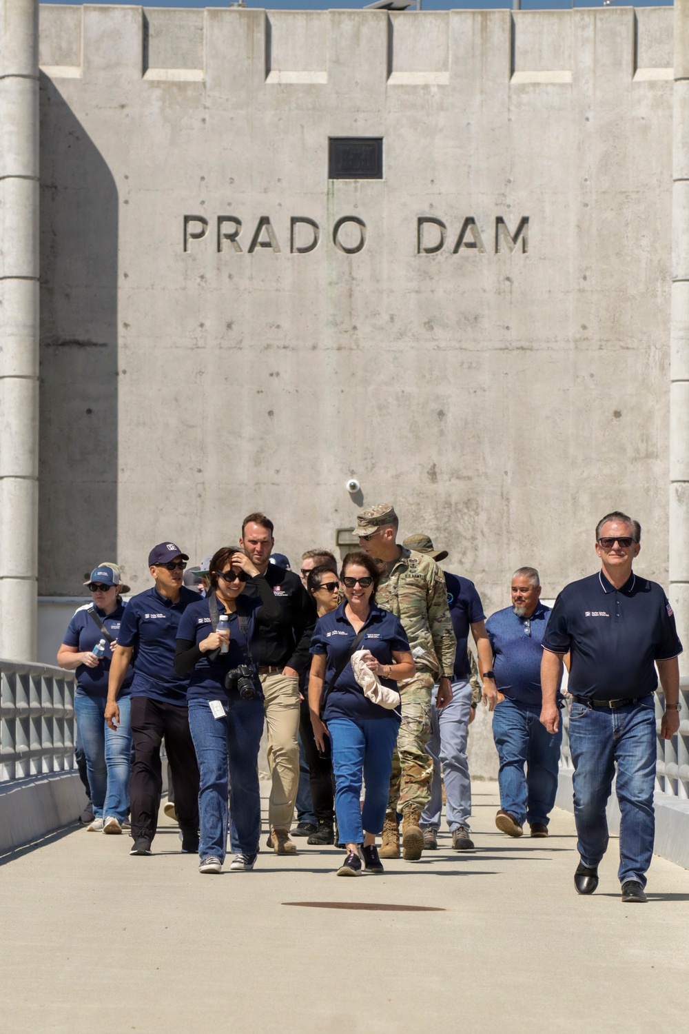 USACE LA District hosts Yobra Linda Water District at Prado Dam