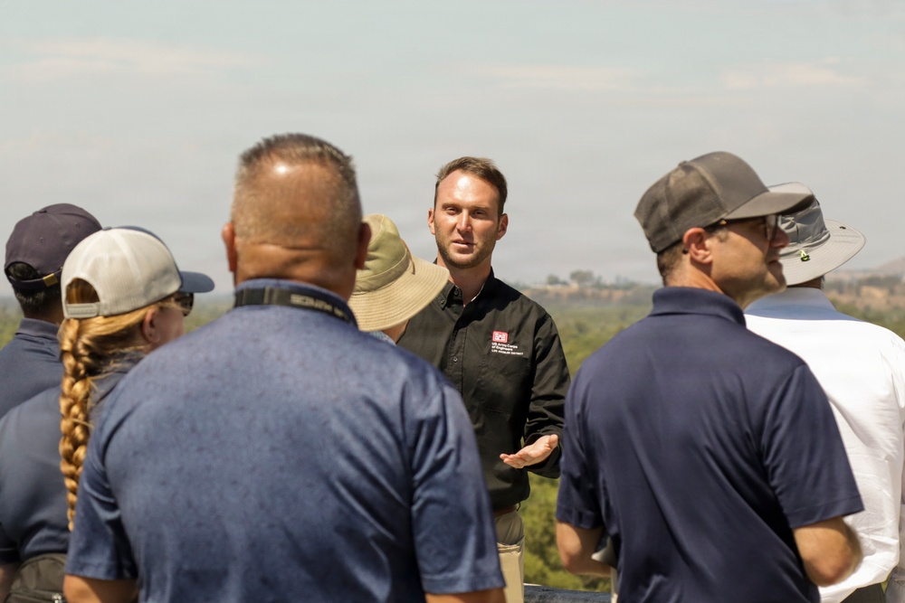 USACE LA District hosts Yobra Linda Water District at Prado Dam