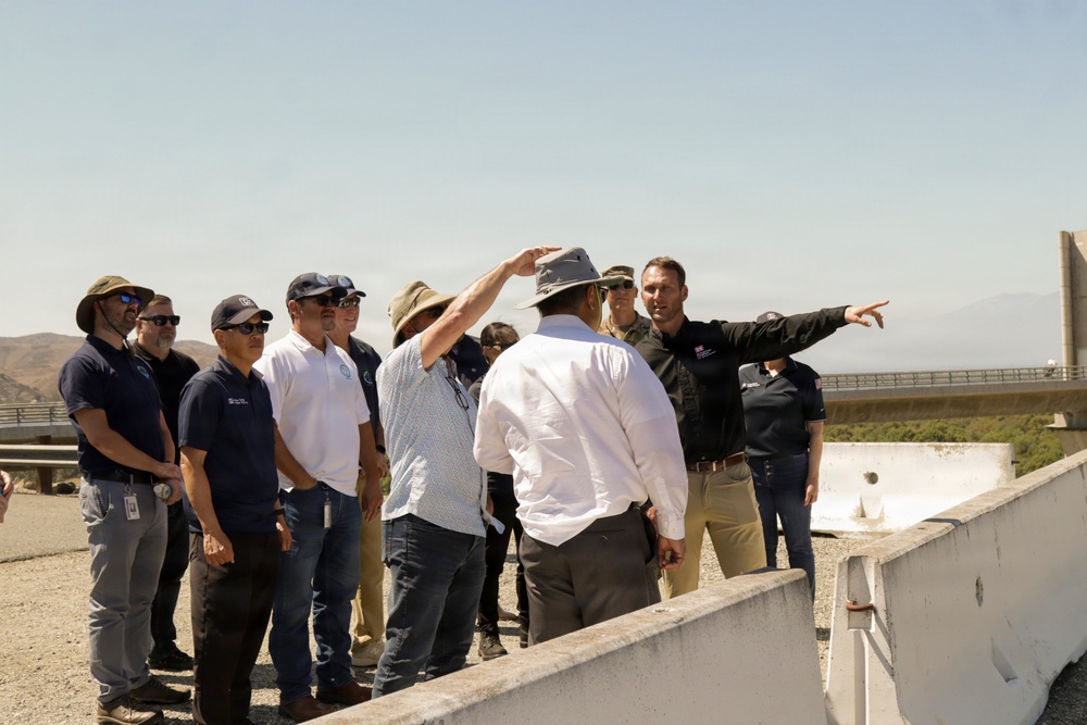 USACE LA District hosts Yobra Linda Water District at Prado Dam