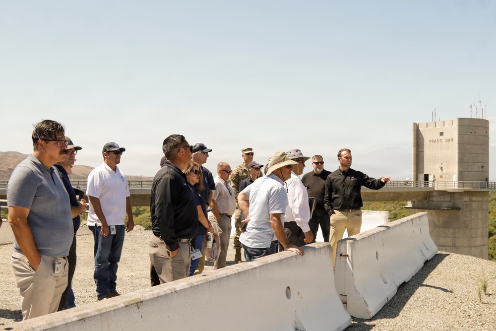 USACE LA District hosts Yobra Linda Water District at Prado Dam