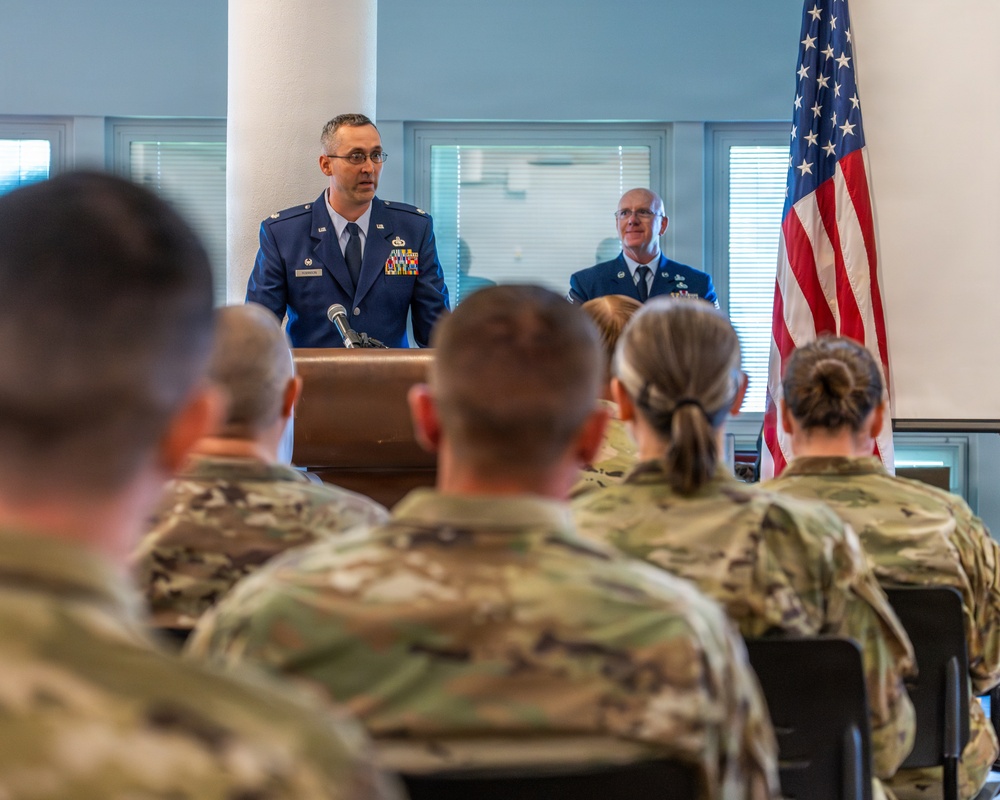 181st Intelligence Support Squadron conducts assumption of command ceremony