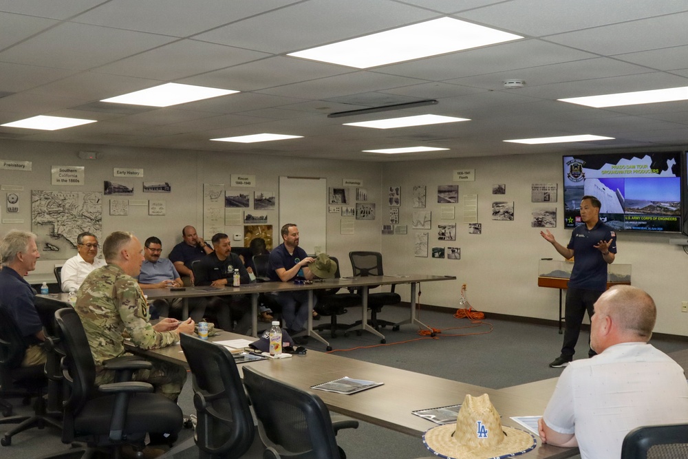 USACE LA District hosts Yobra Linda Water District at Prado Dam