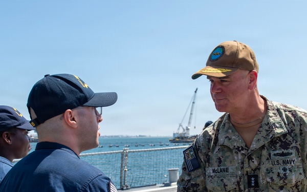 SWOBOSS visits USS John Paul Jones and USS Hopper
