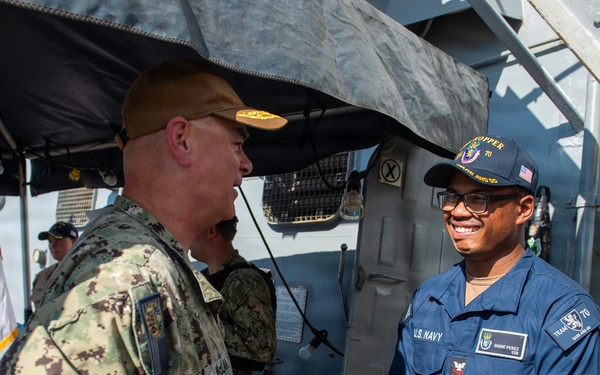 SWOBOSS visits USS John Paul Jones and USS Hopper