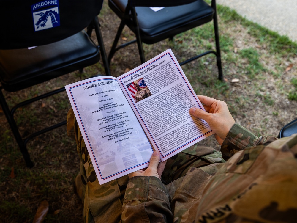 XVIII Airborne Corps Headquarters and Headquarters Battalion Change of Command