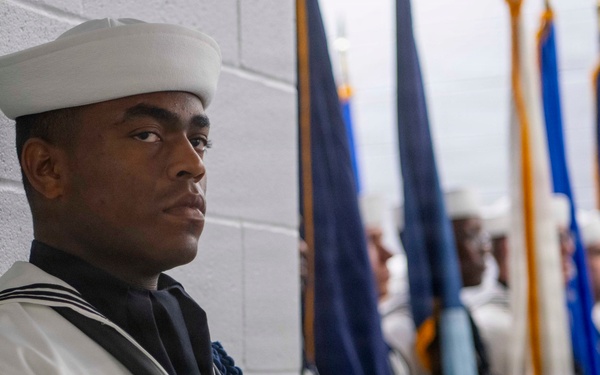 Recruit Training Command Pass-in-review graduation