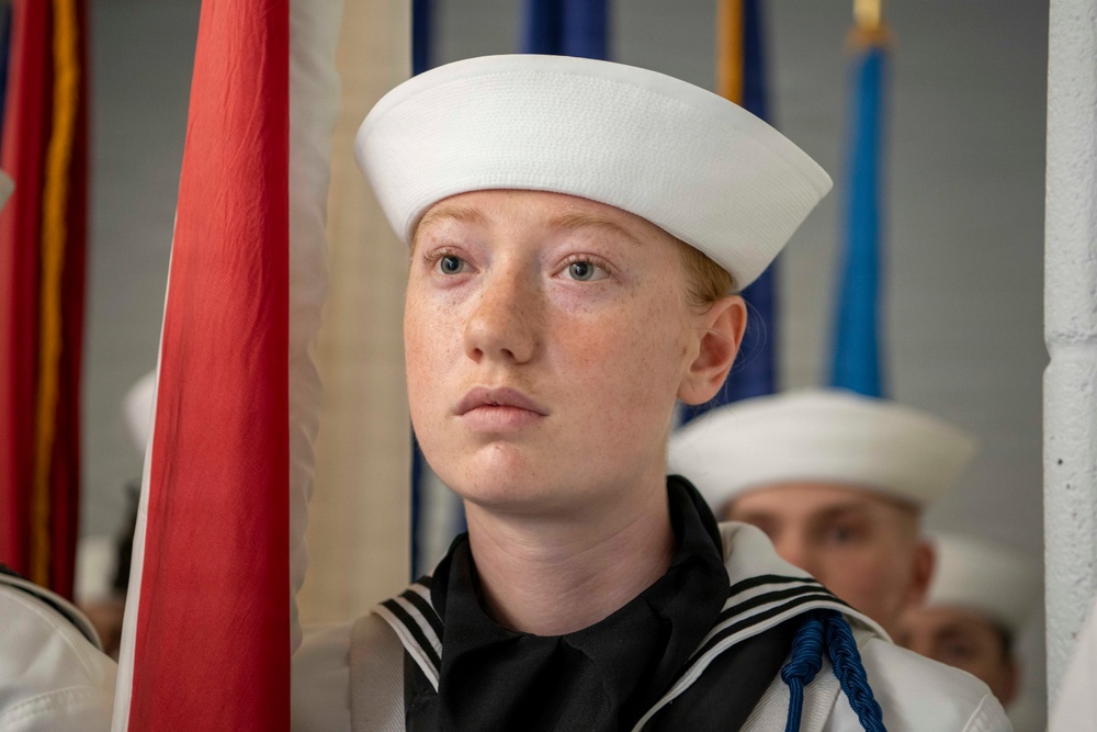 Recruit Training Command Pass-in-review graduation
