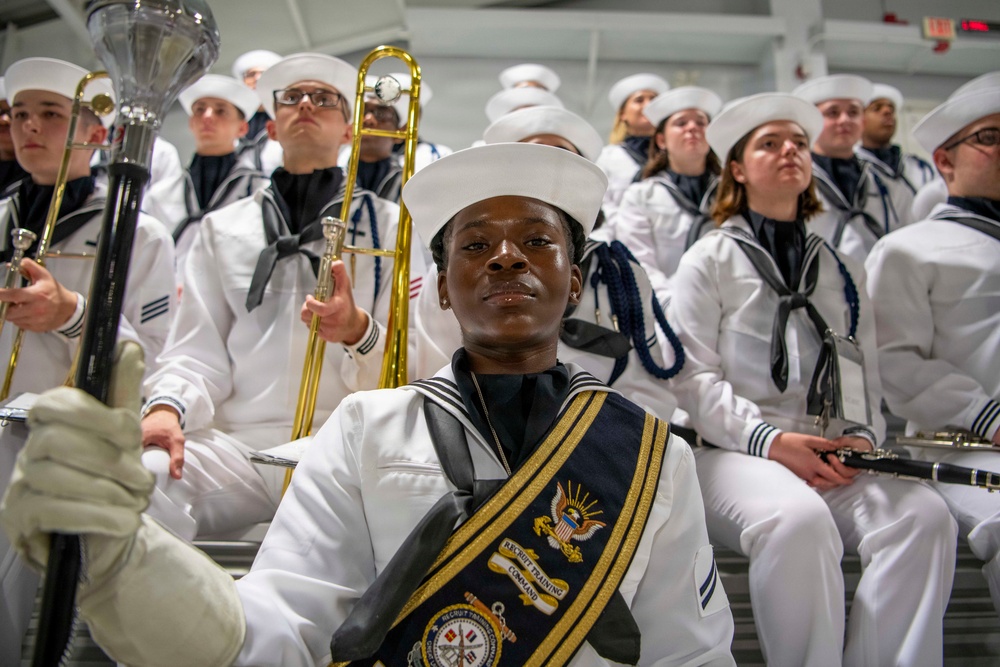 Recruit Training Command Pass-in-review graduation