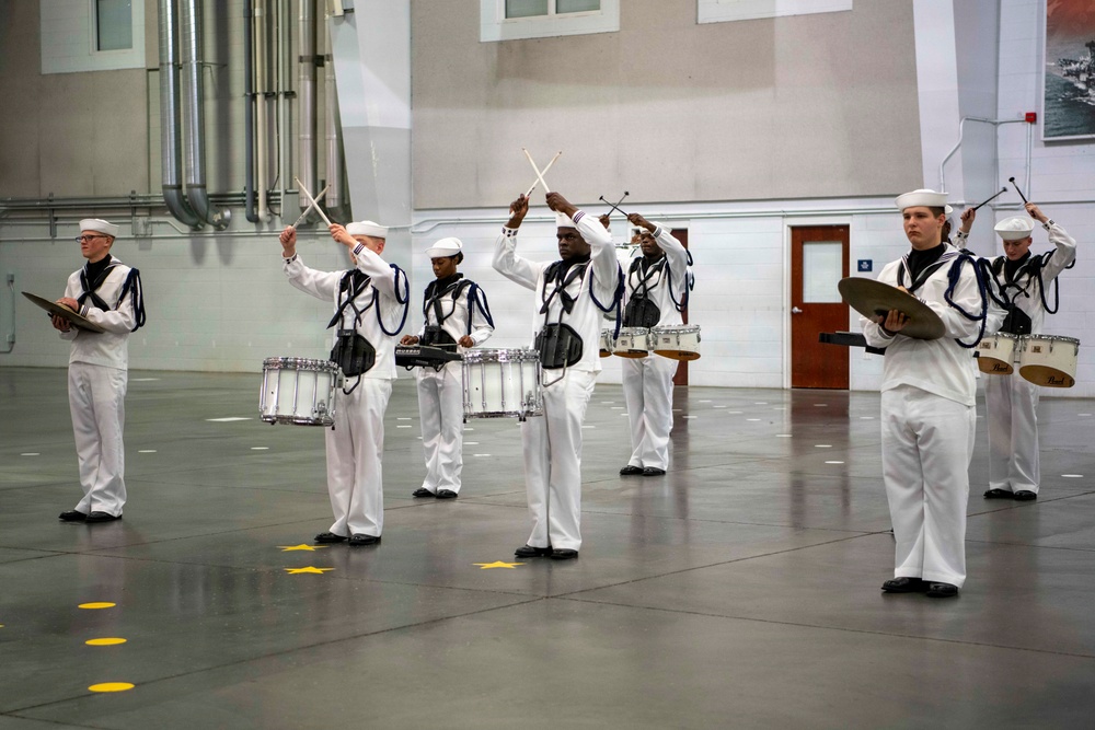 Recruit Training Command Pass-in-review graduation