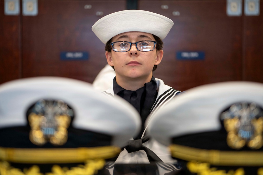 Recruit Training Command Pass-in-review graduation