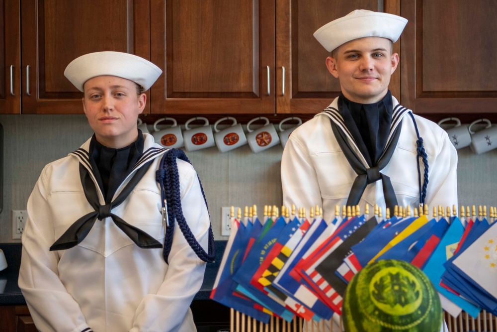 Recruit Training Command Pass-in-review graduation
