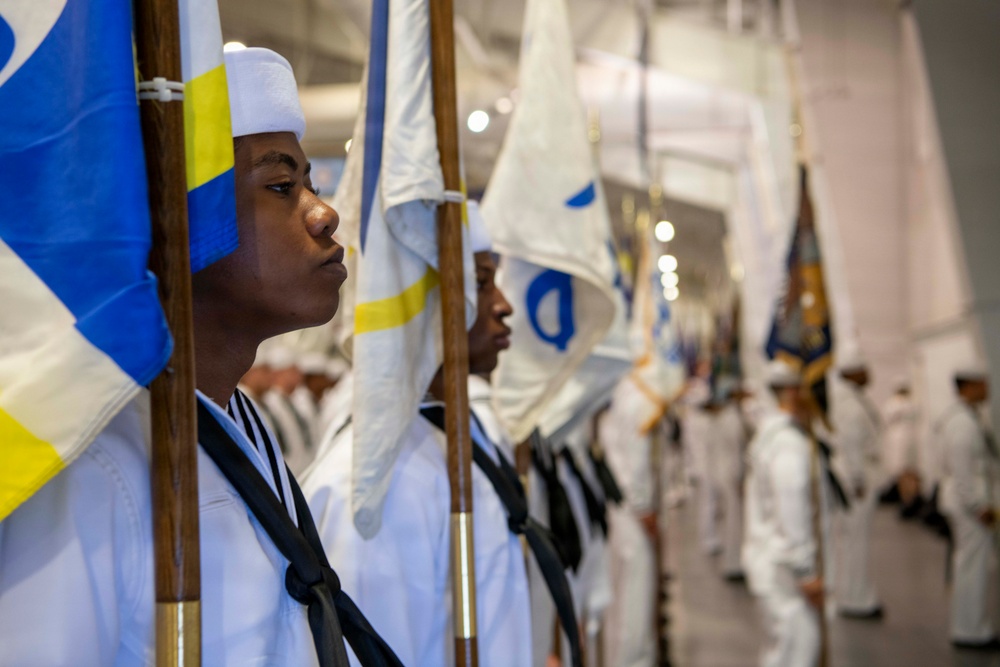 Recruit Training Command Pass-in-review graduation