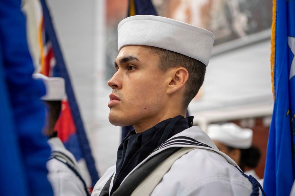 Recruit Training Command Pass-in-review graduation