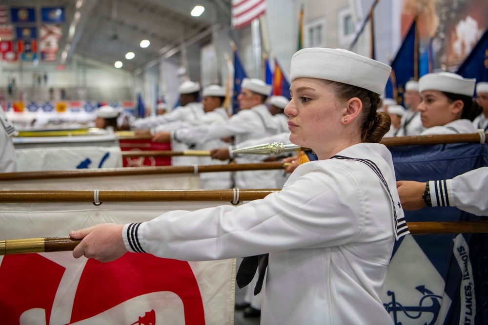 Recruit Training Command Pass-in-review graduation