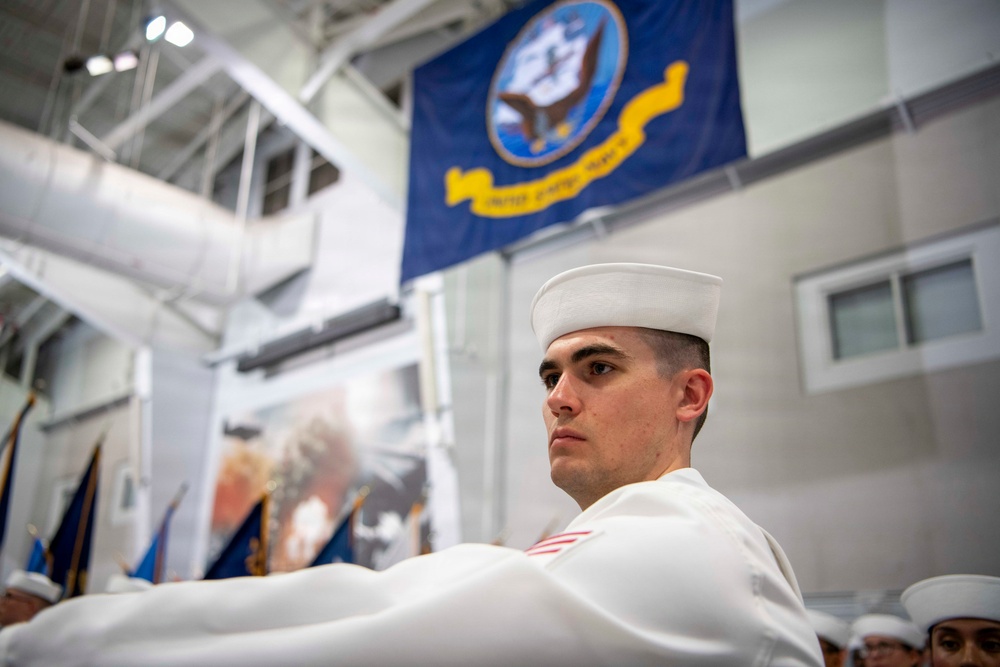 Recruit Training Command Pass-in-review graduation
