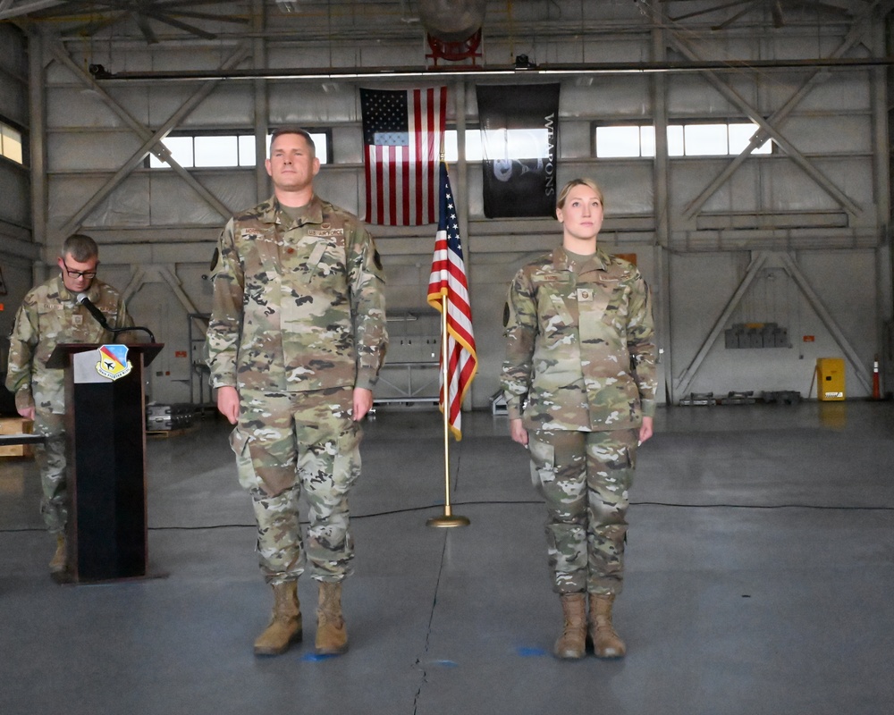 104th Fighter Wing commissions enlisted member with over 13 years in service