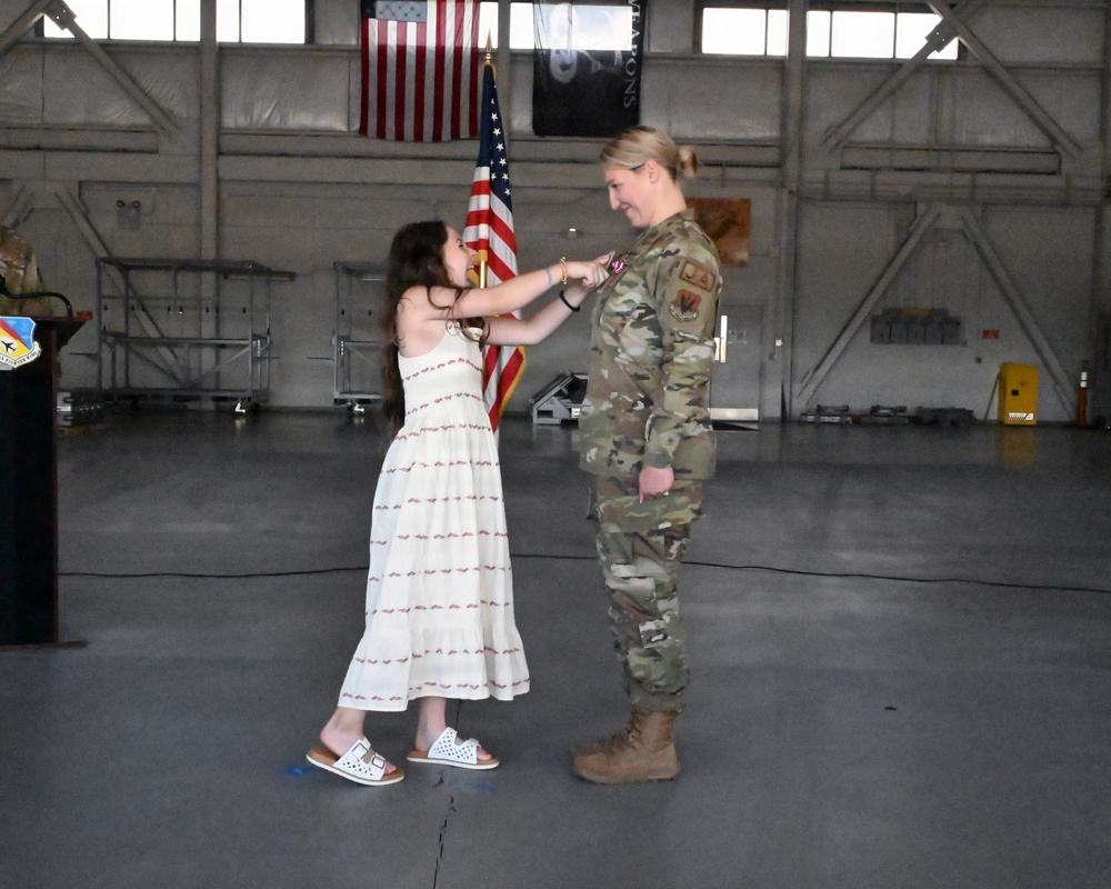 104th Fighter Wing commissions enlisted member with over 13 years in service