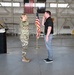 104th Fighter Wing commissions enlisted member with over 13 years in service
