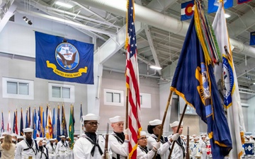 Recruit Training Command Pass-in-review graduation