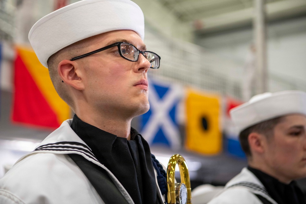 Recruit Training Command Pass-in-review graduation