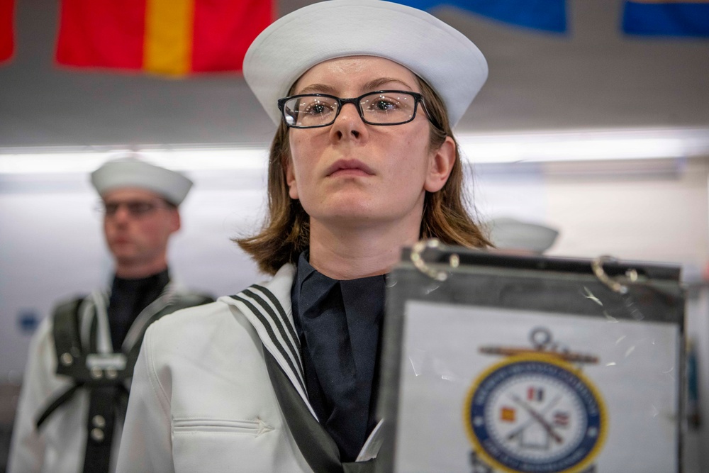 Recruit Training Command Pass-in-review graduation