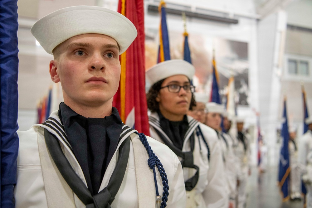 Recruit Training Command Pass-in-review graduation