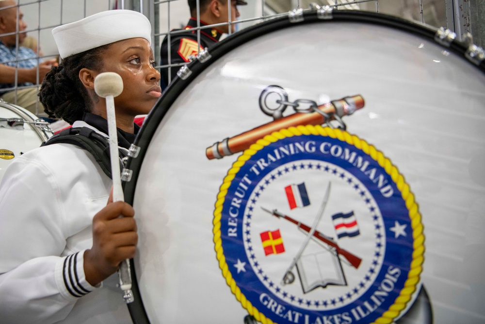 Recruit Training Command Pass-in-review graduation