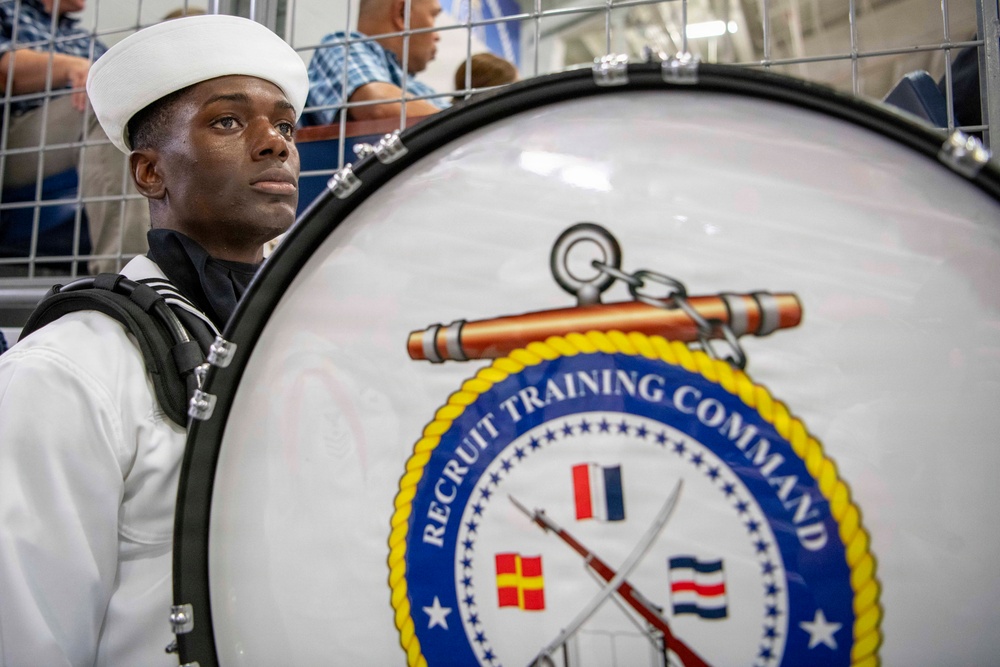 Recruit Training Command Pass-in-review graduation