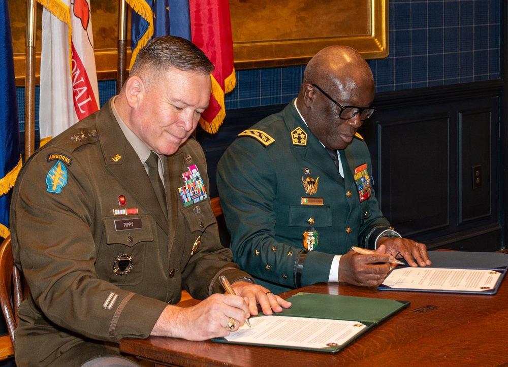 Pennsylvania National Guard, Côte d’Ivoire Armed Forces Formalize Historic State Partnership in Philadelphia