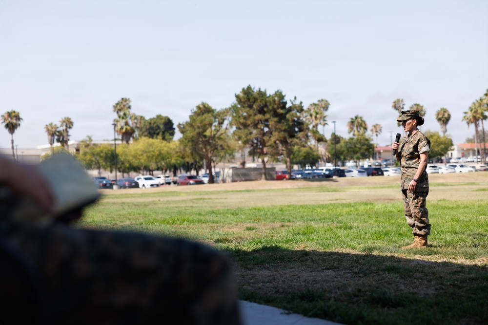 1st Network Battalion Change of Command