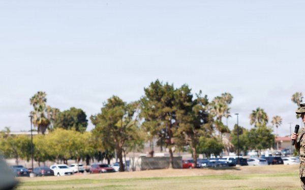1st Network Battalion Change of Command