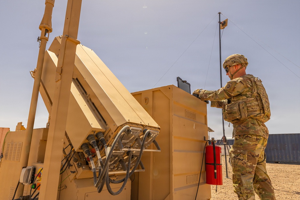 U.S. Army Soldiers Conduct Operations in the Middle East