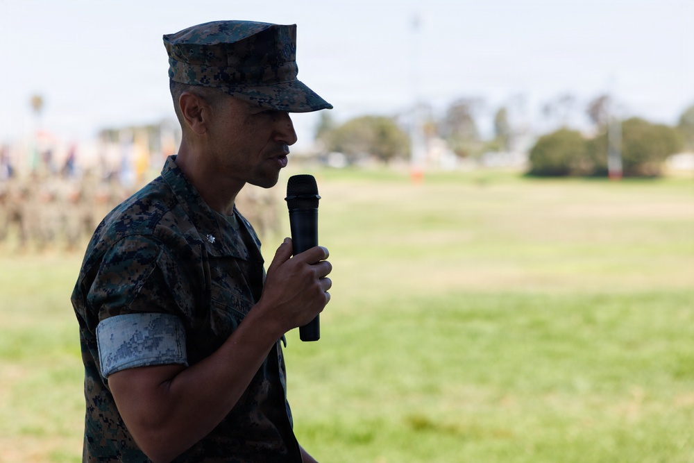 1st Network Battalion Change of Command