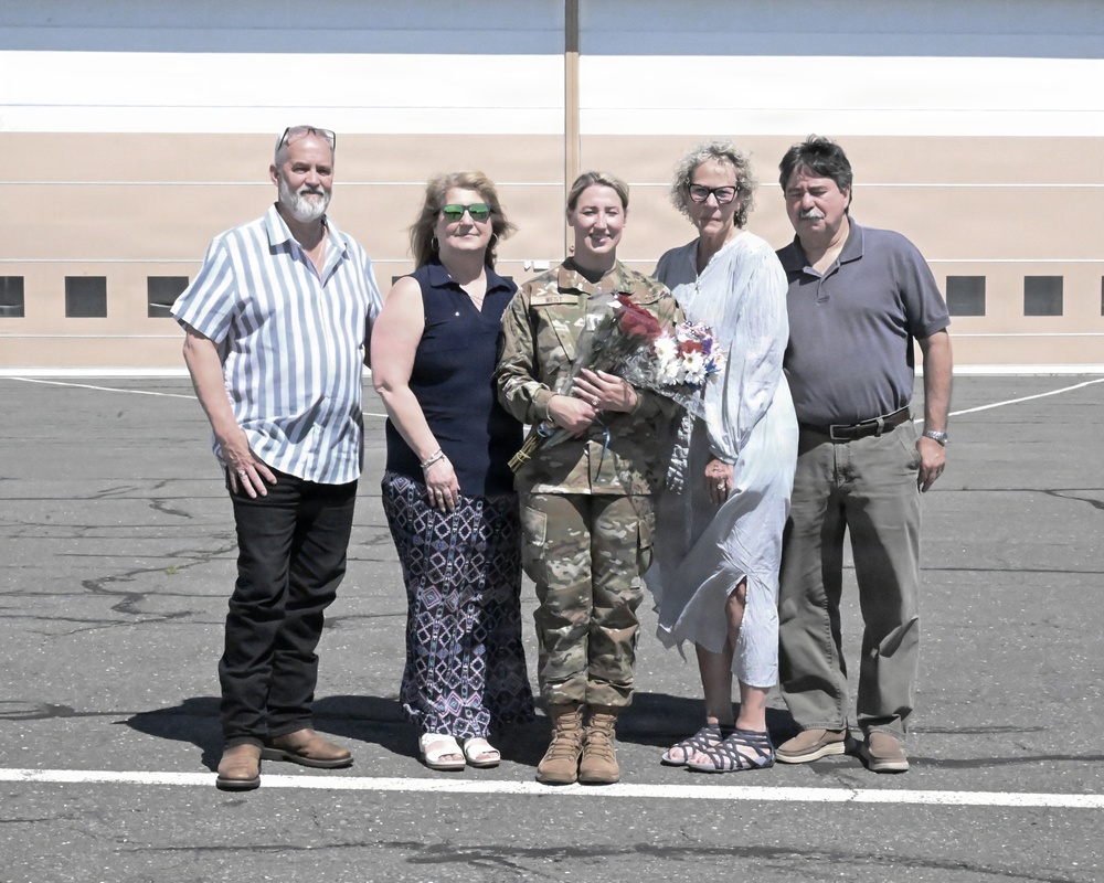 104th Fighter Wing commissions enlisted member with over 13 years in service