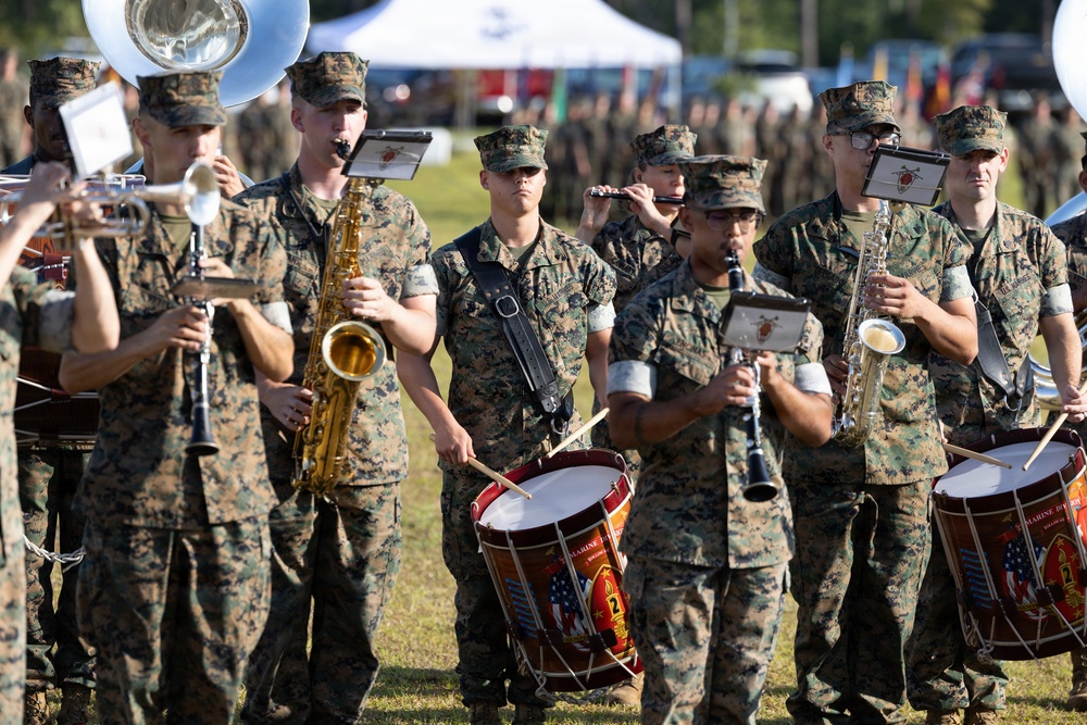 II Marine Expeditionary Force Information Group Change of Command