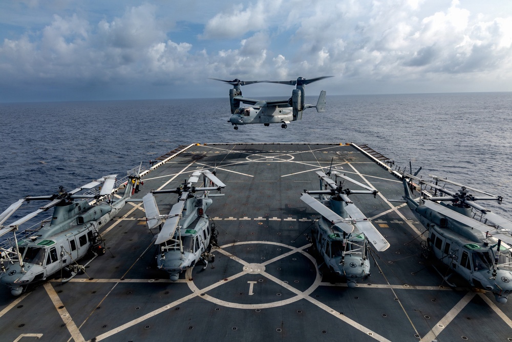 LCF-24: MV-22B Osprey DLQ aboard Fort Lauderdale