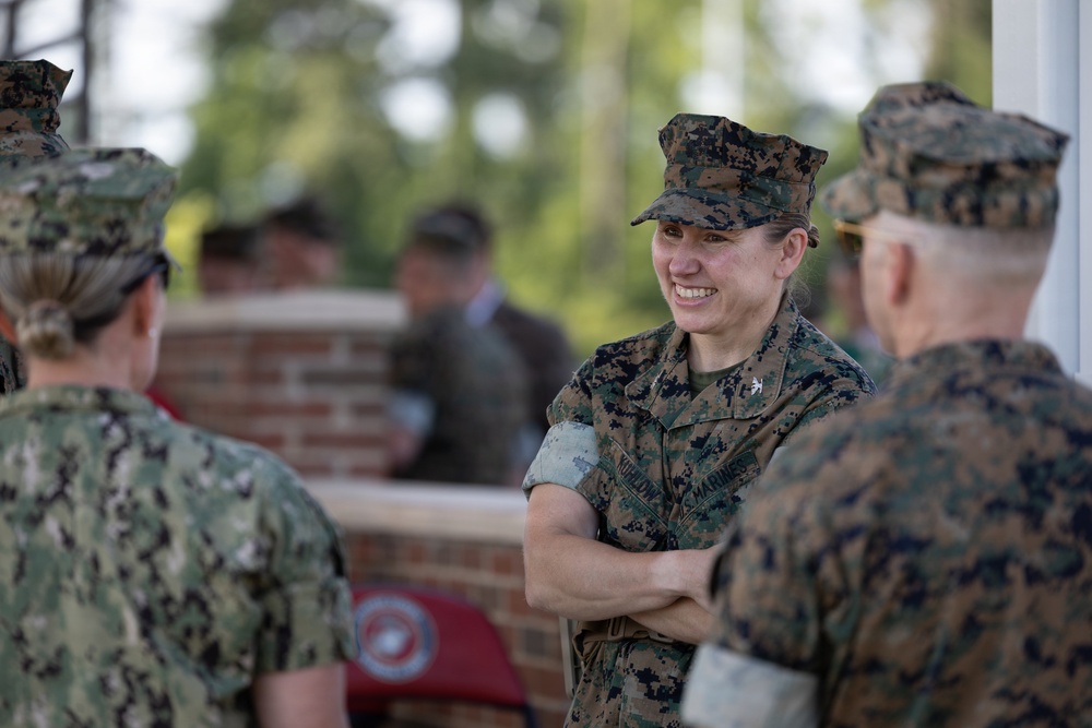II Marine Expeditionary Force Information Group Change of Comman