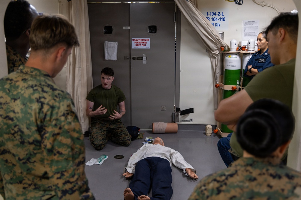 LCF-24: 24th MEU leads TCCC Class Aboard USS Fort Lauderdale