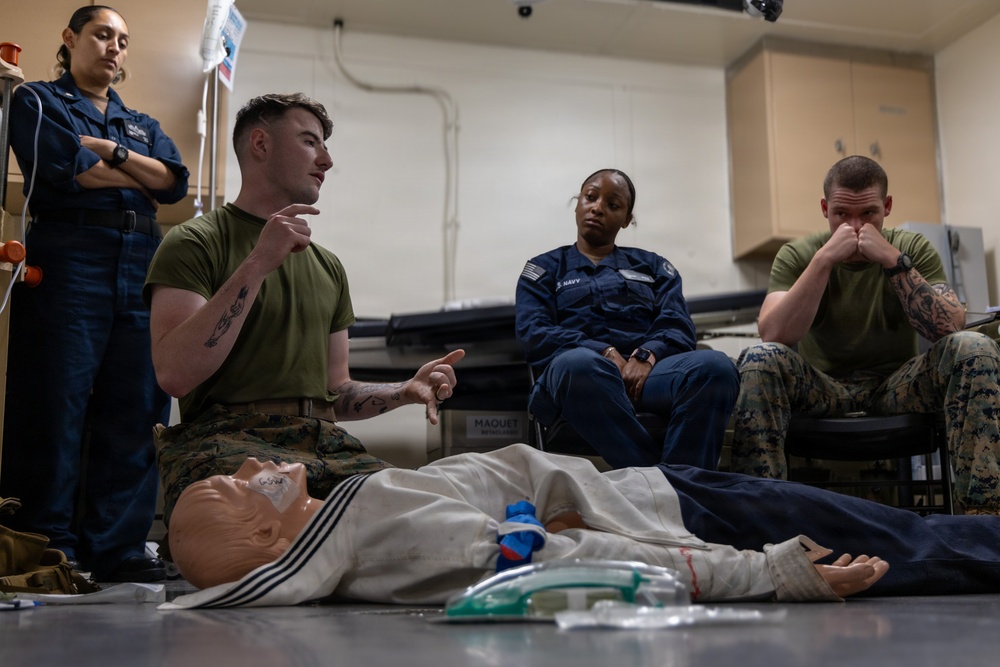 LCF-24: 24th MEU leads TCCC Class Aboard USS Fort Lauderdale