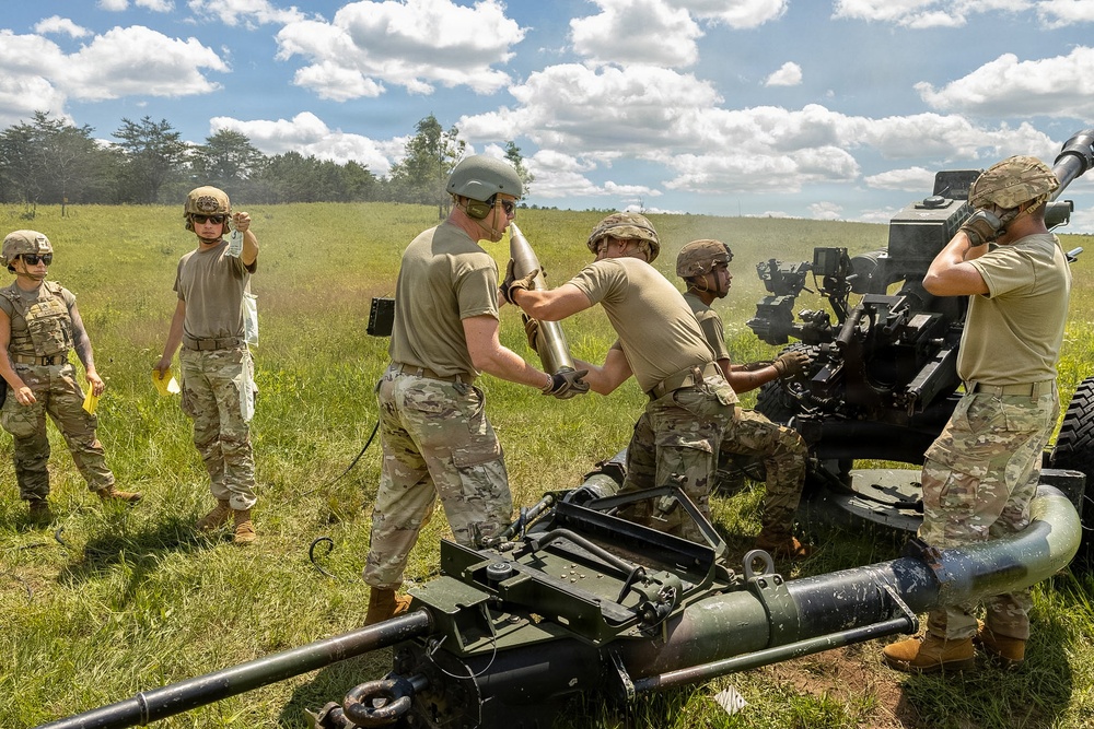 2-166th conducts artillery live-fire exercise