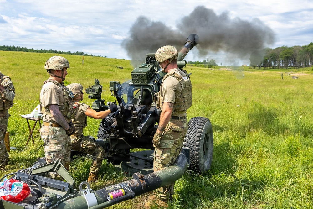 2-166th conducts artillery live-fire exercise