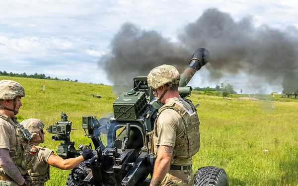 2-166th conducts artillery live-fire exercise