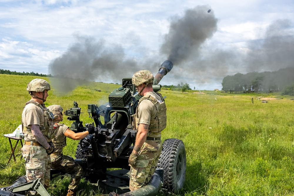 2-166th conducts artillery live-fire exercise