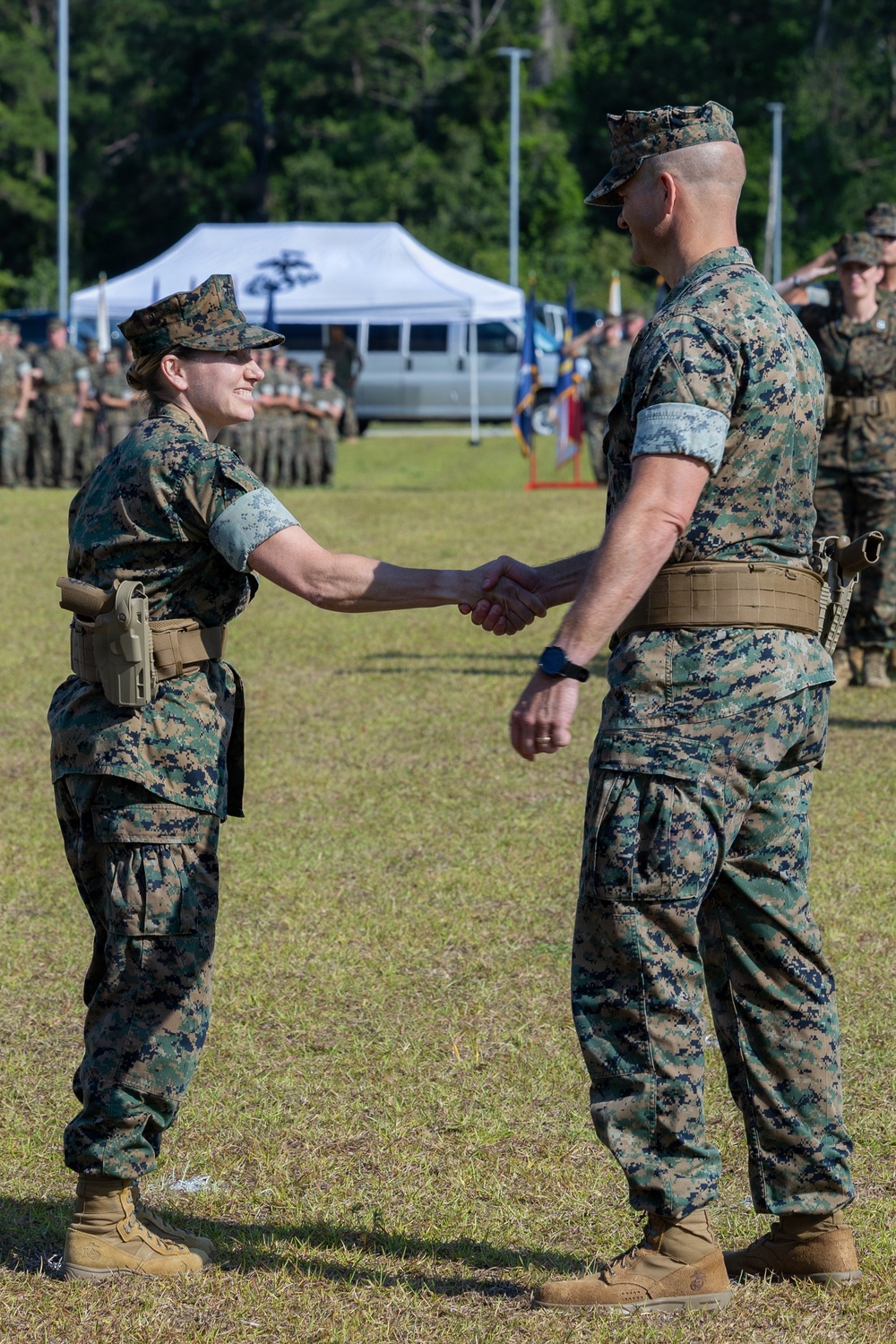 II Marine Expeditionary Force Information Group Change of Command